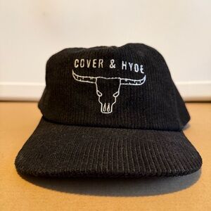 Cover & Hyde Black Corduroy Cap